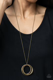 Harmonic Halos - Brass Necklace