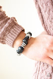 Stone Age Stunner - Black Bracelet