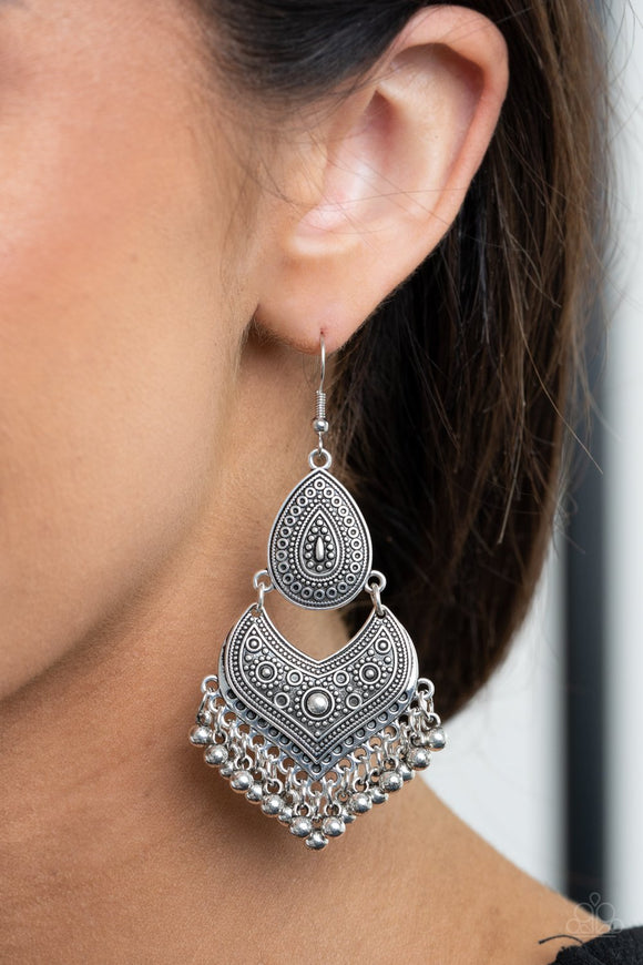 Music To My Ears - Silver Earrings
