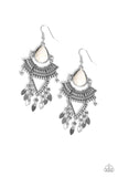 Vintage Vagabond - White Earrings