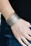Stacked To The Max - Silver Bracelet