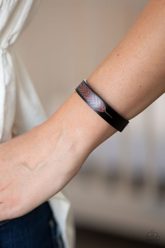 This QUILL All Be Yours - Black Bracelet