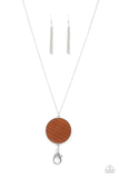 Wondrously Woven - Brown Necklaces