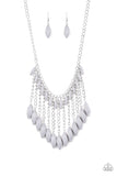 Venturous Vibes - Silver Necklace