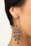 Chandelier Cameo - Red Earrings