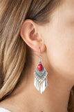 Mostly Monte-ZUMBA - Red Earrings