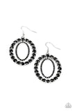 Deluxe Luxury - Black Earrings