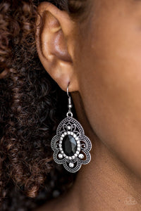 Reign Supreme - Black Earrings