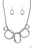 Historical Hipster - Green Necklace