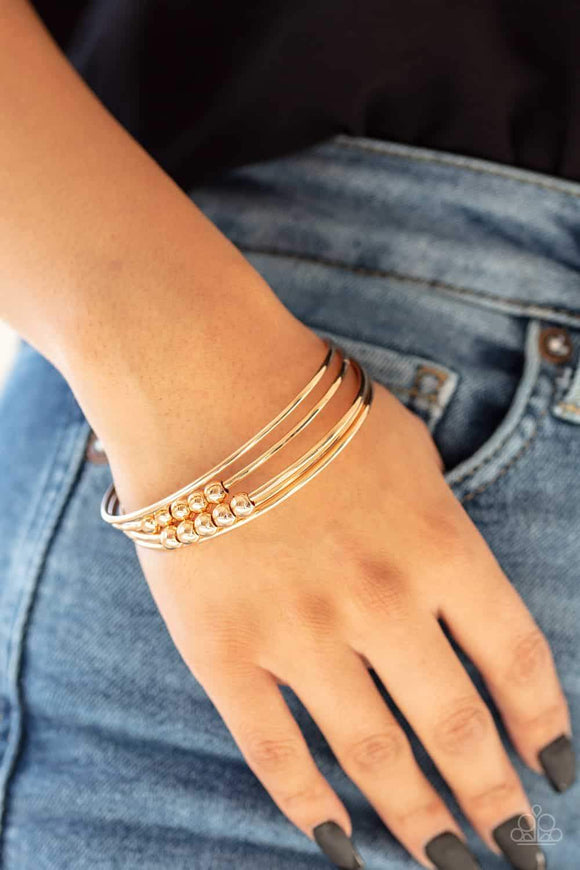 Stack Challenge - Gold Bracelet
