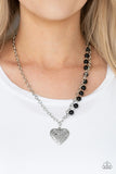 Forever In My Heart - Black Necklace