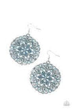 MANDALA Effect - Blue Earrings
