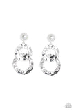 On Scene - White Earrings