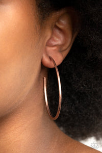 Cool Curves - Copper Earrings