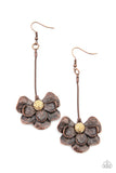 Oh SNAPDRAGONS - Copper Earrings