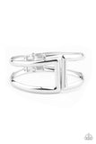 Geo Glam - Silver Bracelet