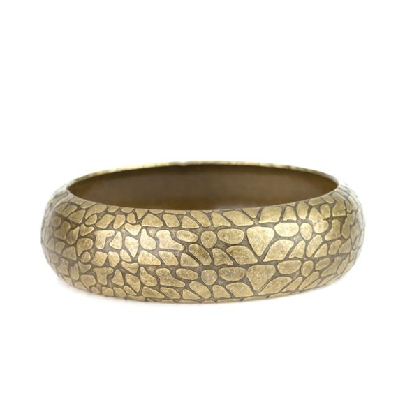 Tread Lightly - Brass Bracelet