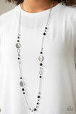 Serenely Springtime - Black Necklace