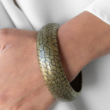 Tread Lightly - Brass Bracelet