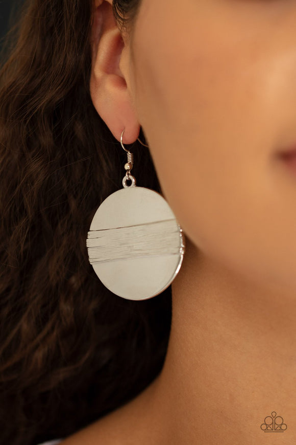 Ultra Uptown - Silver Earrings