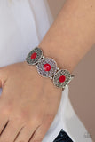 Painted Garden - Red Bracelet