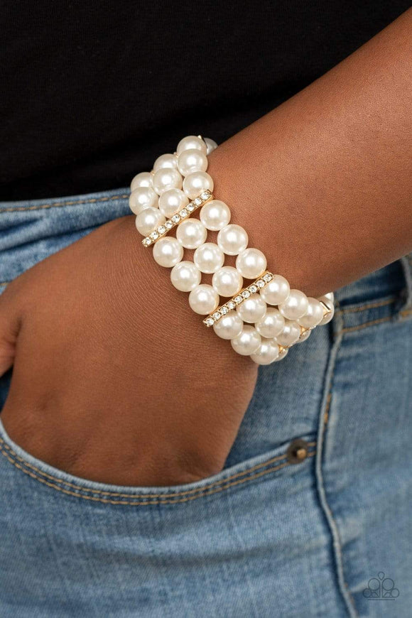 Modern Day Majesty - White Bracelet