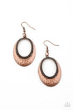 Tempest Texture - Copper Earrings