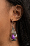 Eastern Essence - Purple Earring