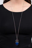 Trailblazing Talisman - Blue Necklace