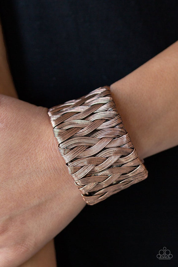 Take It or WEAVE It - Copper Bracelet