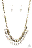 You May Kiss the Bride - Brass Necklace