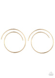 Vogue Vortex - Gold Earrings