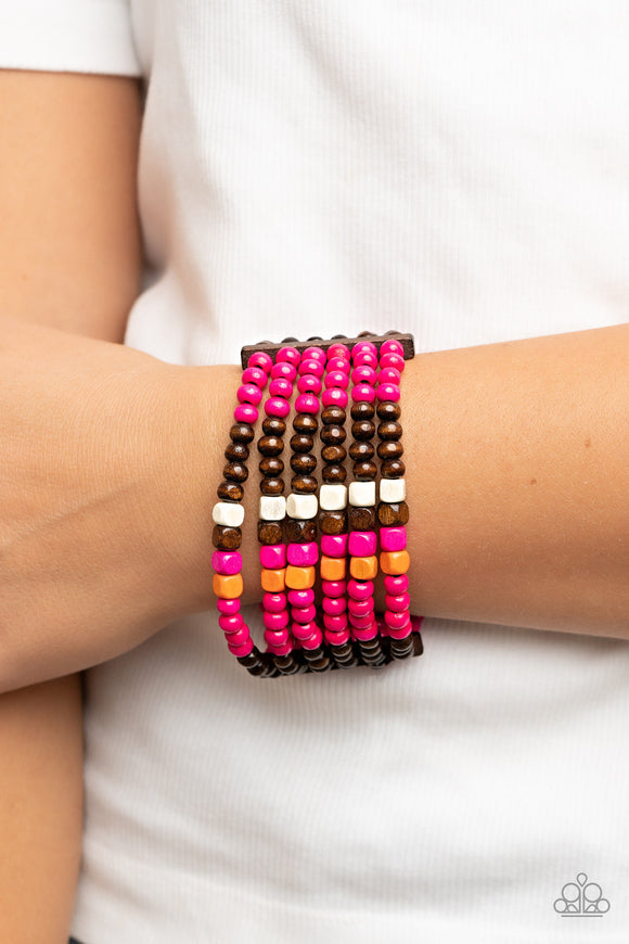 Dive Into Maldives - Pink Bracelet