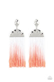 Rope Them In - Orange Earrings