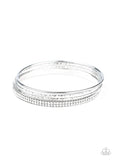 Heap It On - White Bracelet