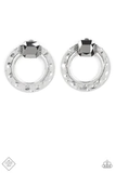 Smoldering Scintillation - Silver Post Earrings