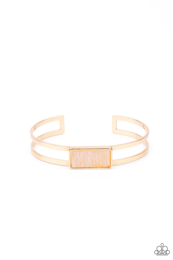 Remarkably Cute and Resolute - Gold Bracelet