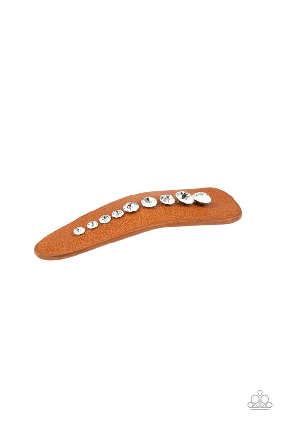 Snap Out Of It! - Brown Hair Clip