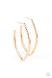 Point-Blank Beautiful - Gold Earrings
