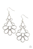 Colorfully Canopy - White Earring