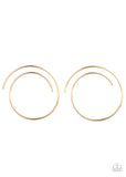 Vogue Vortex - Gold Earrings