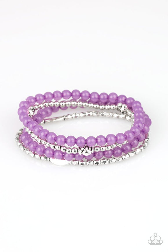 Blooming Buttercups - Purple Bracelet