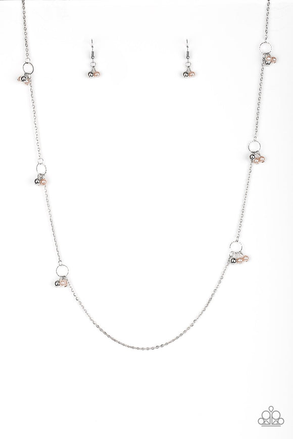 House Party Posh - Brown Necklace