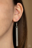 Fanned Out Fashion - Silver Necklace