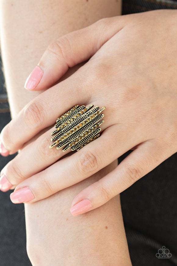 Shocking Sparkle - Brass Ring