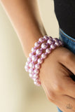 Total PEARL-fection - Purple Bracelet