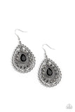 Eat, Drink, and BEAM Merry - Black Earrings