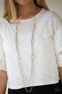 Collectively Carefree - Pink Necklace