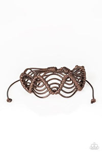 Rise to the Bait - Brown Bracelet