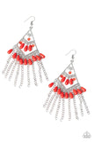 Trending Transcendence - Red Earrings